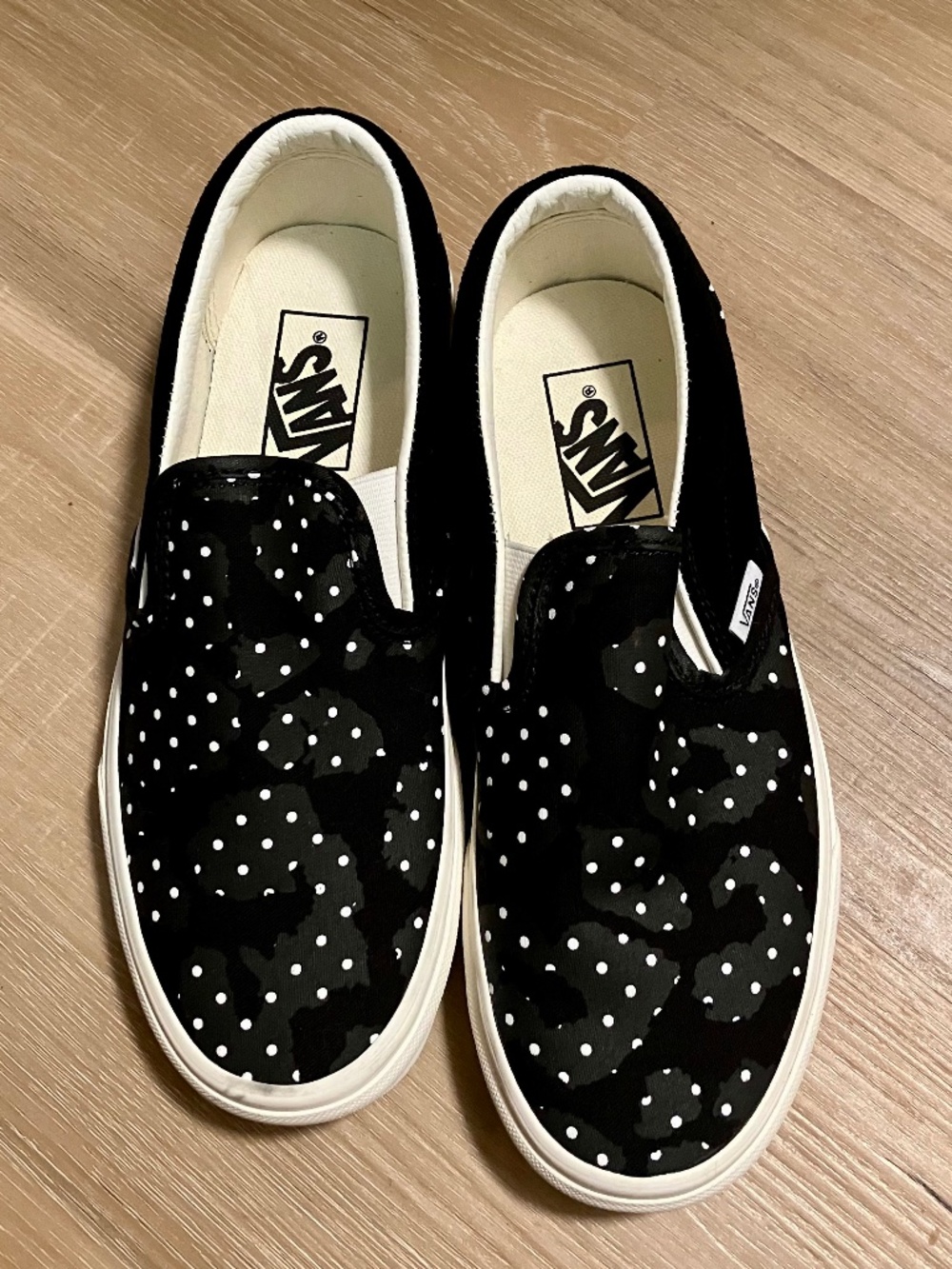 Vans Classic Slip-on Leopard Polkadot NWOT